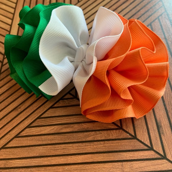 COPY - Flag of Ireland Hair Bow - Irish Pride Gifts - Picture 3 of 10